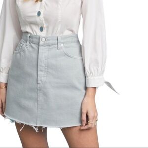 Boyish Corey Denim Mini Skirt